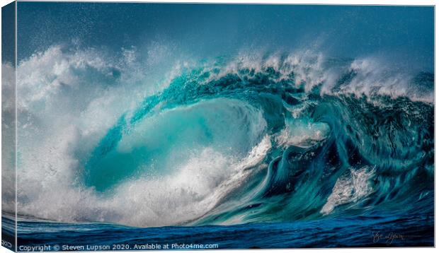 Power of the Sea Canvas Print by Steven Lupson