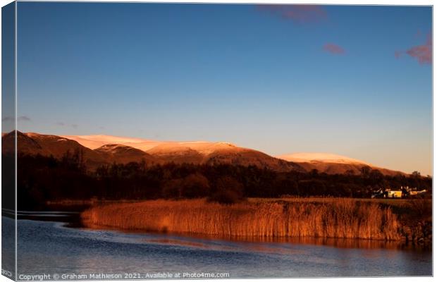 Outdoor  Canvas Print by Graham Mathieson