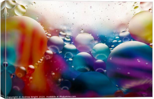 Bubble Up Canvas Print by Andrew Bright