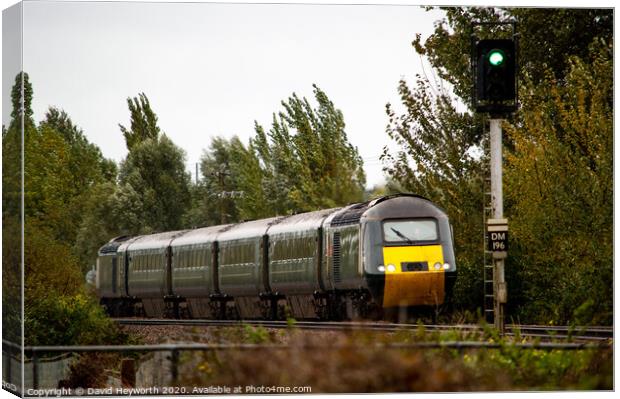HST Approaches Canvas Print by David Heyworth