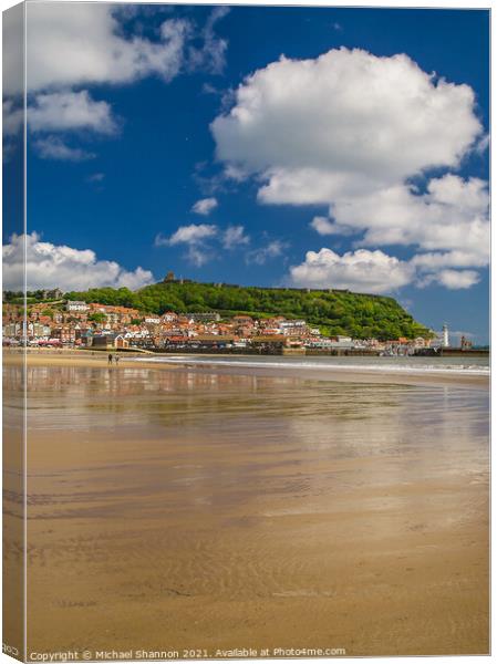Scarborough South Bay Canvas Print by Michael Shannon