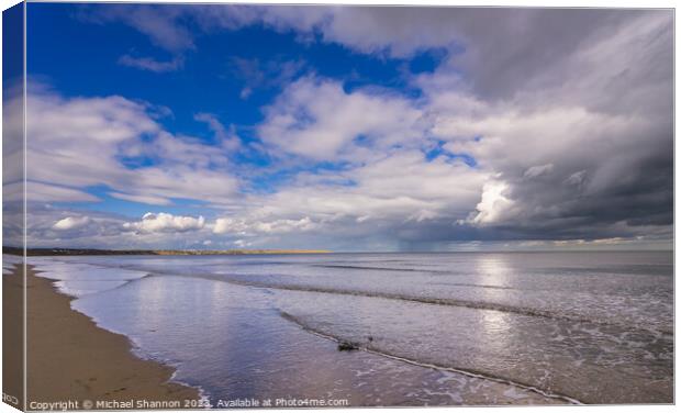 Filey Bay, North Yorkshire Canvas Print by Michael Shannon
