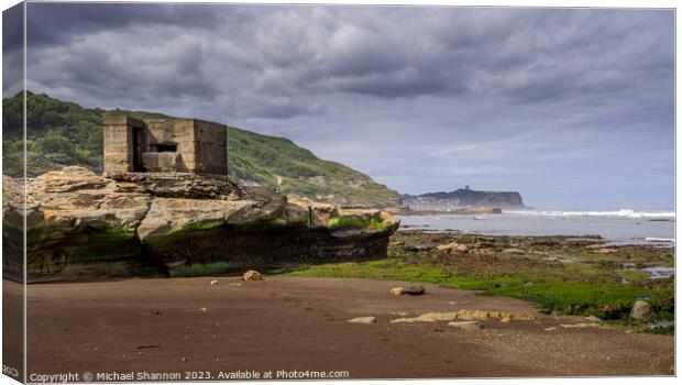 Scarborough's WWII Sentinel: Cornelian Bay Canvas Print by Michael Shannon