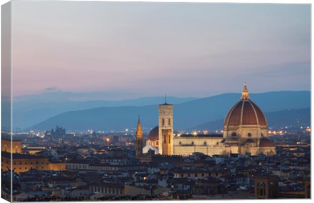 Enchanting Florence! Canvas Print by Fiona Turnbull