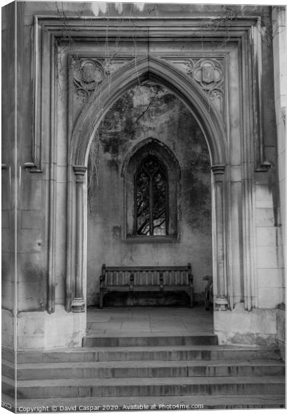 St Dunstans Entry Arch Canvas Print by David Caspar