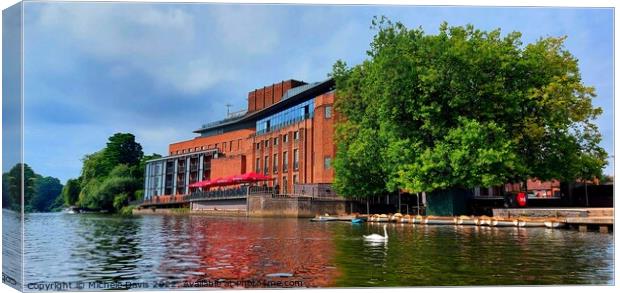 Royal Shakespeare Theatre Canvas Print by Michele Davis