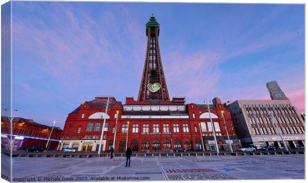 Blackpool Tower Headland Canvas Print by Michele Davis