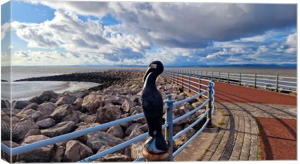 Morecambe Stone Jetty Canvas Print by Michele Davis