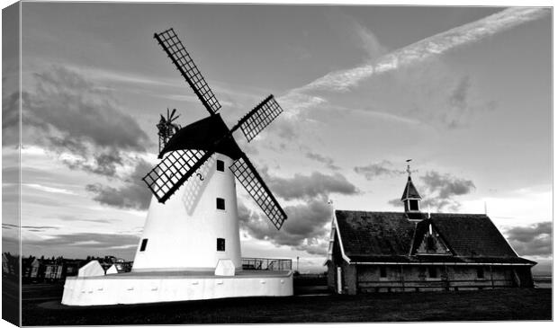 Lytham Windmill Canvas Print by Michele Davis