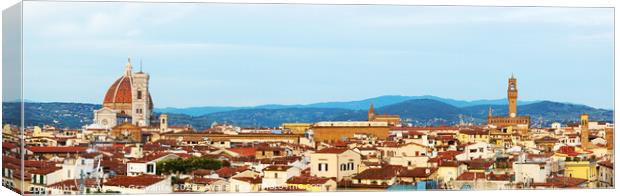 Panorama of Florence Canvas Print by Antonio Gravante