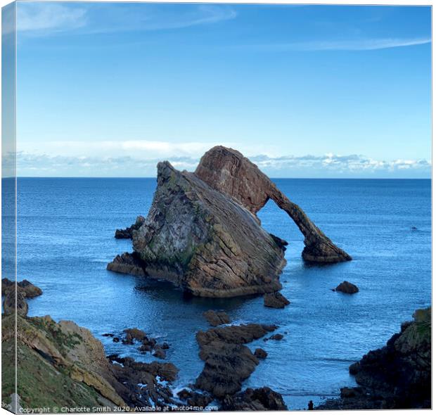 Bow Fiddle Rock Canvas Print by Charlotte Smith
