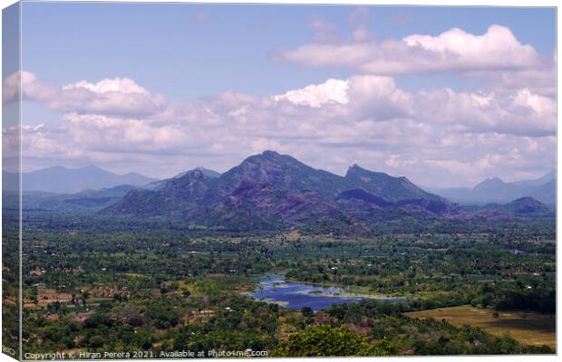 View from Sigiriya rock fortress, Sri Lanka Canvas Print by Hiran Perera