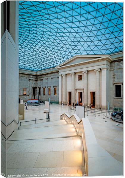The Great Court, British Museum, London Canvas Print by Hiran Perera