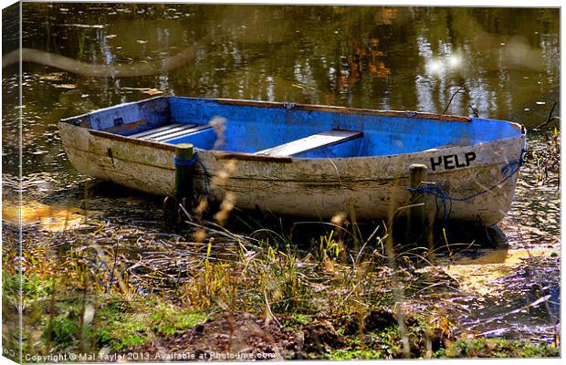 The old Boat Canvas Print by Mal Taylor Photography
