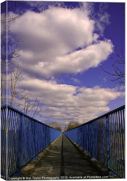 THRU TO THE BLUE Canvas Print by Mal Taylor Photography