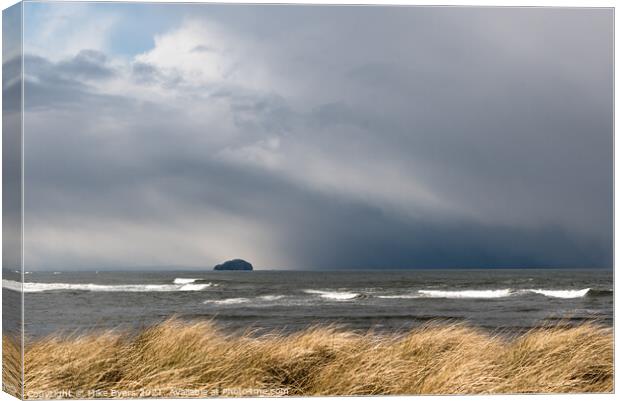 Storm Island Canvas Print by Mike Byers