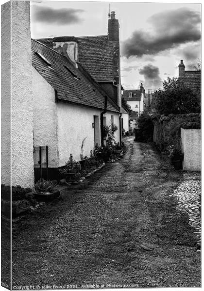 "Timeless: A Journey Through Historic Cromarty Canvas Print by Mike Byers