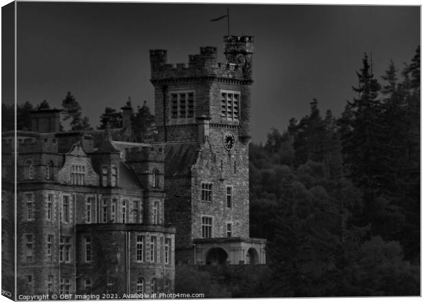 Carbisdale Castle Ardgay Sutherland Highland Scotland Canvas Print by OBT imaging