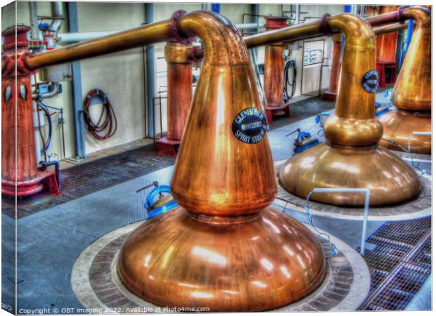 Glenfiddich Distillery Dufftown Speyside Scotland  Canvas Print by OBT imaging