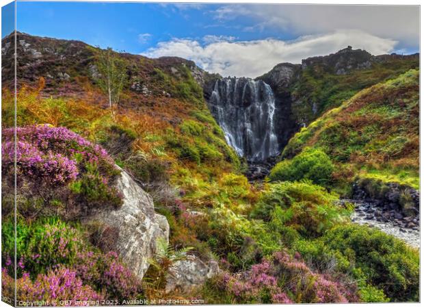 Clashnessie Waterfall North West Highland Scotland Canvas Print by OBT imaging