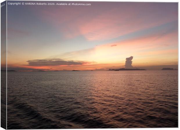 Samui Sky  Canvas Print by KARINA Roberts