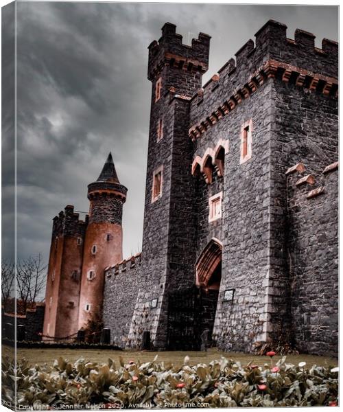 Killyleagh Castle Northern Ireland  Canvas Print by Jennifer Nelson