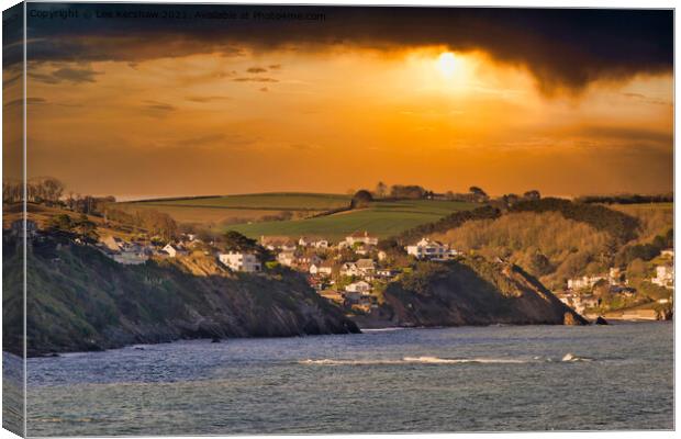 Plaidy and Millendreath (Looe, Cornwall) Canvas Print by Lee Kershaw