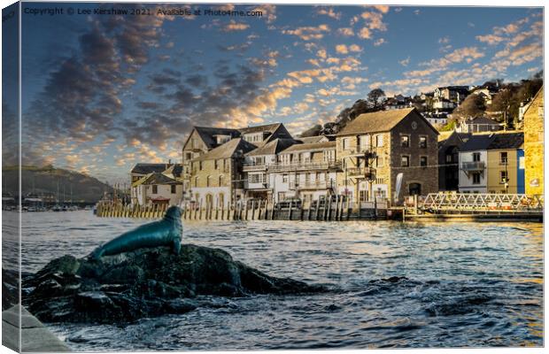 Nelson's Watch at Looe Canvas Print by Lee Kershaw
