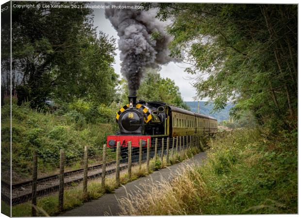 JESSIE - Full Steam Ahead (Blaenavon Heritage Railway) Canvas Print by Lee Kershaw