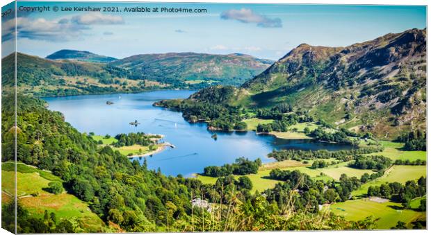 Ullswater in the Lake District Canvas Print by Lee Kershaw