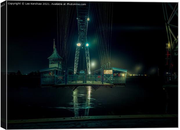 The Enchanting Newport Transporter Bridge Canvas Print by Lee Kershaw