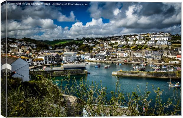 Enchanting Mevagissey: A Picturesque Cornish Haven Canvas Print by Lee Kershaw