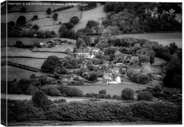 Enchanting View of Historic Skenfrith Castle Canvas Print by Lee Kershaw