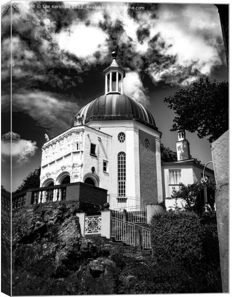 Portmeirion Pantheon (Dome) Canvas Print by Lee Kershaw