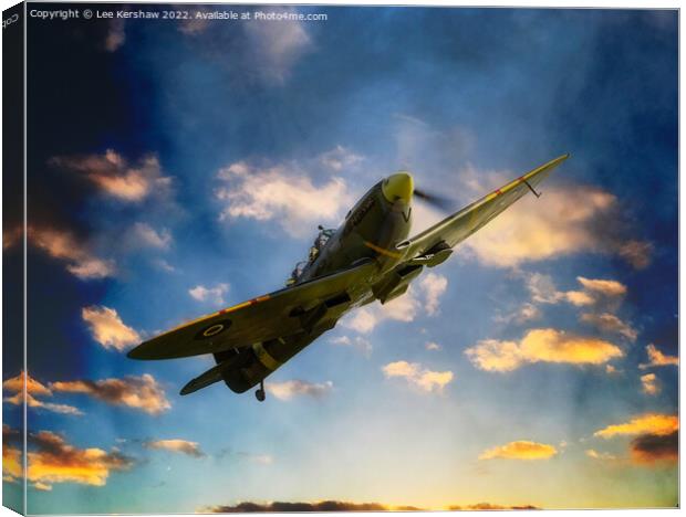 Triumph of the Skies Canvas Print by Lee Kershaw