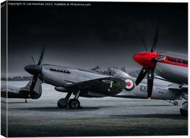 Spitfire Canvas Print by Lee Kershaw
