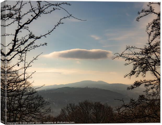 Serene scene over Windermere in the Lake District  Canvas Print by Dee Lister