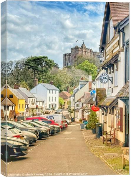 Dunster Somerset  Canvas Print by Sheila Ramsey