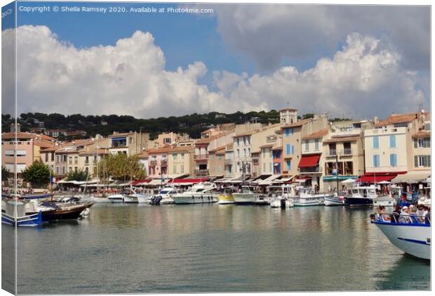 Cassis Canvas Print by Sheila Ramsey