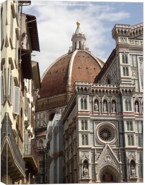 The Duomo Florence Italy Canvas Print by Sheila Ramsey