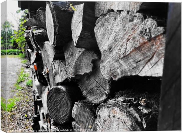 Fire wood display Canvas Print by Anthony Goehler