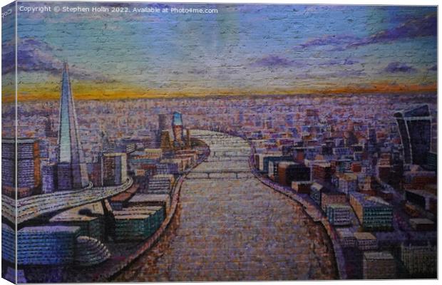 The Enchanting Hues of London Canvas Print by Stephen Hollin
