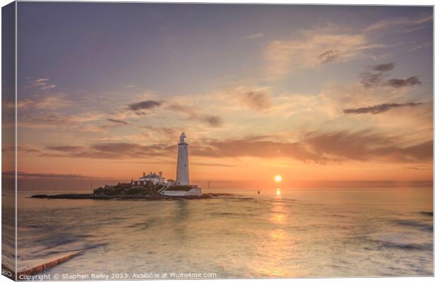Summer Solstice at Northumbria Canvas Print by Stephen Bailey