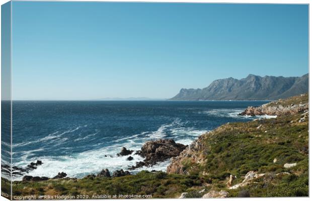 Clarence Drive, To Gordons Bay, South Africa Canvas Print by Rika Hodgson