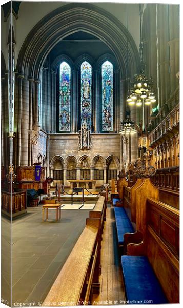 University of Glasgow The Chapel Canvas Print by David Bennett