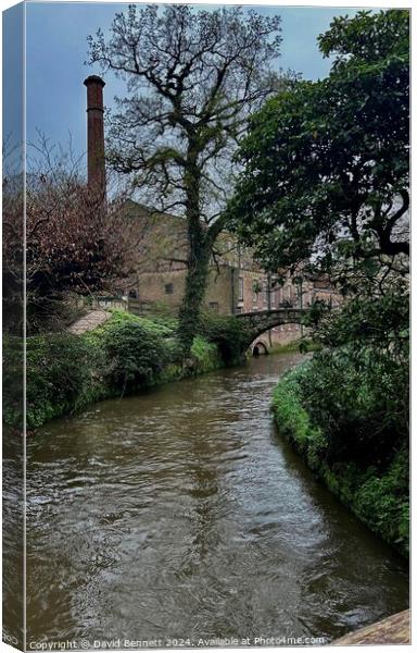 Quarry Bank Mill Canvas Print by David Bennett