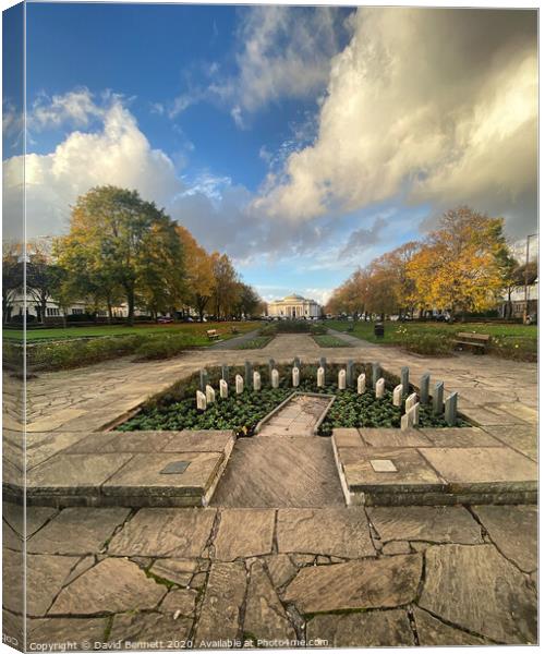 Port Sunlight, Lady Lever Art Gallery, Wirral Canvas Print by David Bennett