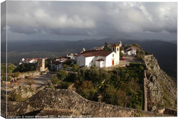 Marvao, Portugal Canvas Print by Robert MacDowall