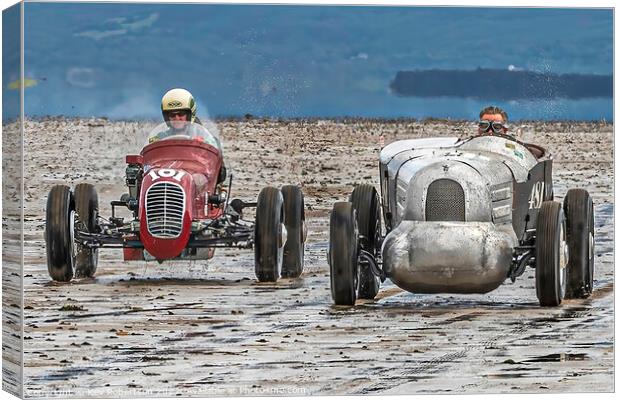 Beach racers Canvas Print by Kev Robertson