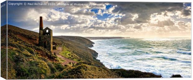 Wheal Coates  Canvas Print by Paul Richards